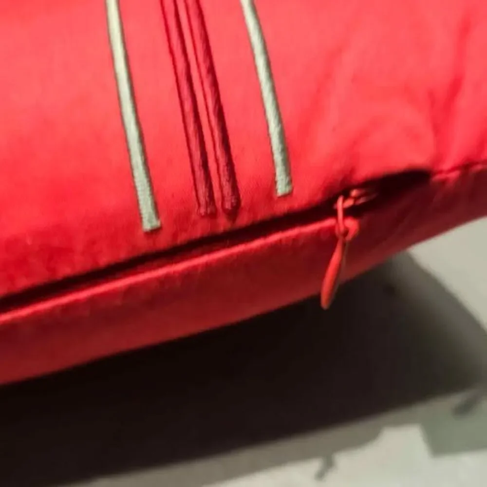 Beaded Echo Red Lumbar Pillow 9